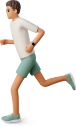 young man running Young Man Running